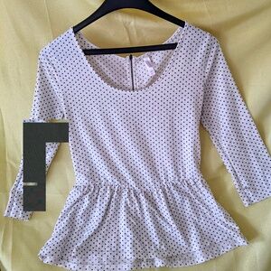 Polka Baby Doll Shirt